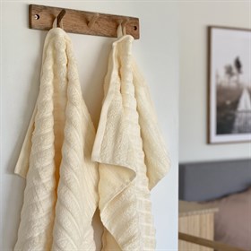 ProSleep Bambus håndklæder creme 2 stk. 50x100  2stk. 70x140