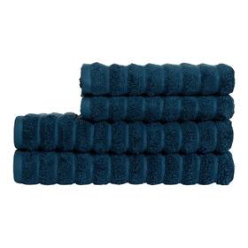 Bambushåndklær - Zero Twist - Blå - Pakke med 4 deler - Prima